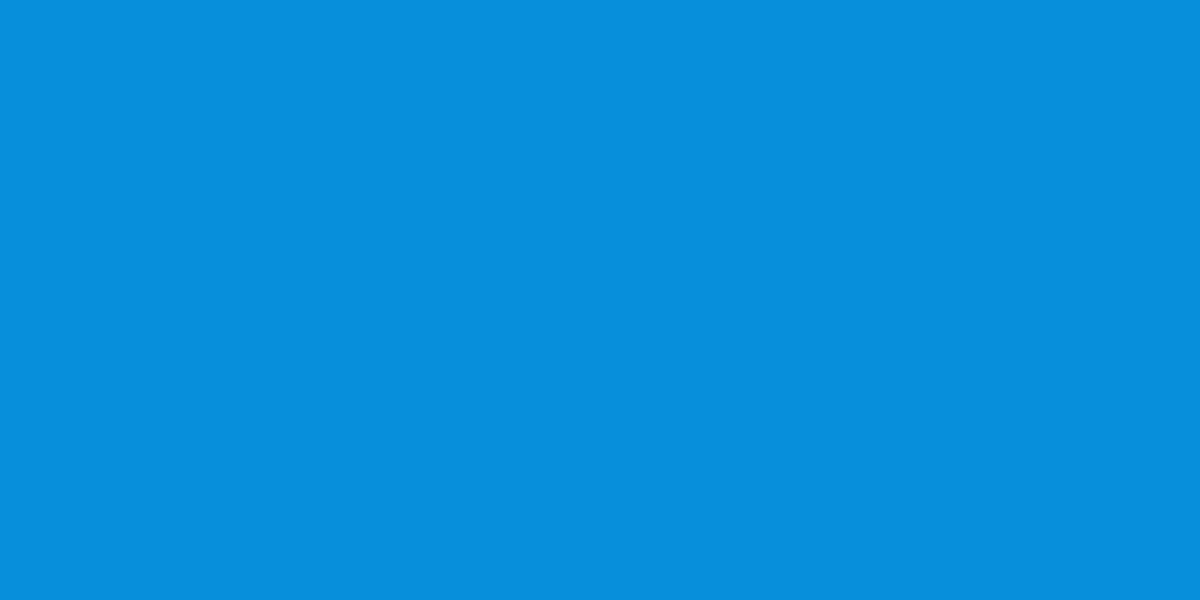 Pure Blue Background (#088FDC)
