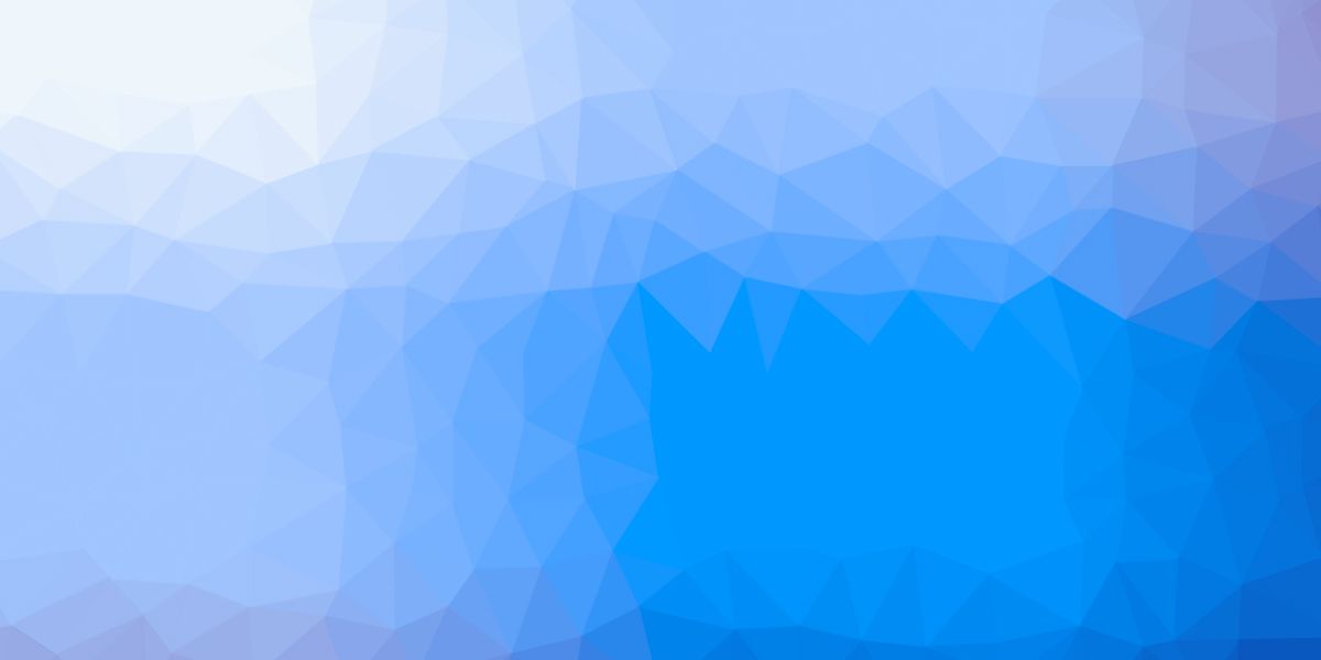 Blue Trianglify Background